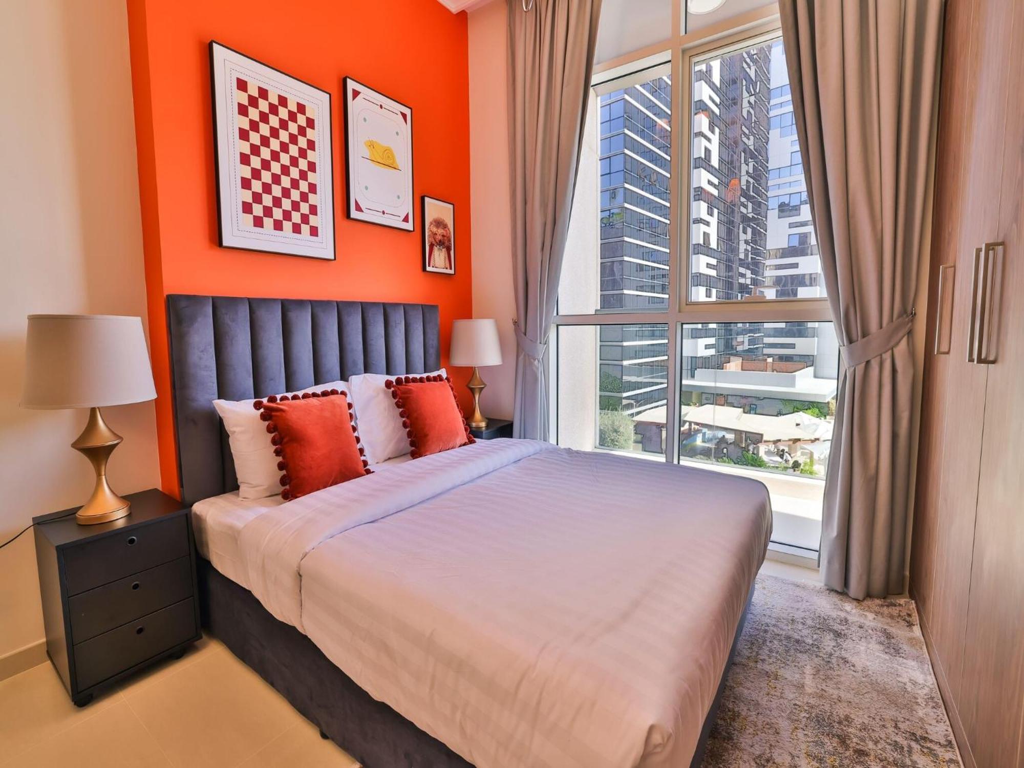 Luxe Apartments Near Dubai Mall Burj Khalifa Pool Gym Parking Экстерьер фото